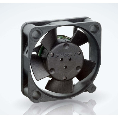 ebm-papst 250 Series Axial Fan, 5 V dc, DC Operation, 4.6m³/h, 600mW, 120mA Max, IP20, 25 x 25 x 8mm