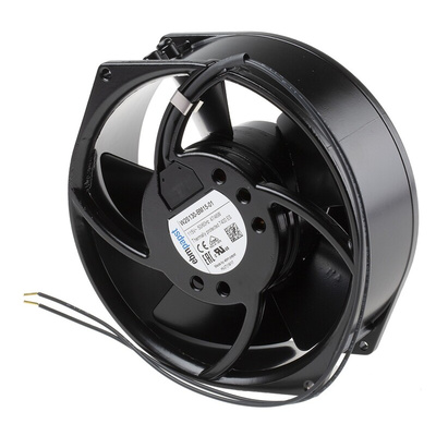 ebm-papst W2S130 Series Axial Fan, 115 V ac, AC Operation, 385m³/h, 47W, 980mA Max, 150 x 55mm