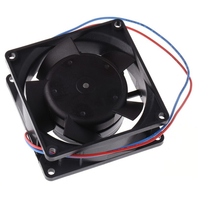 ebm-papst 8300 Series Axial Fan, 48 V dc, DC Operation, 80m³/h, 5.8W, 120mA Max, 80 x 80 x 32mm
