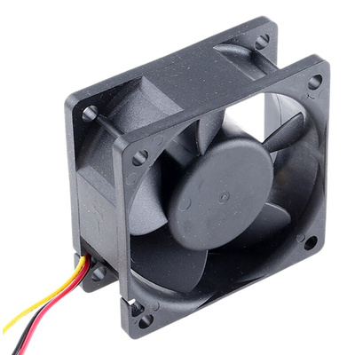ARX CeraDyna Series Axial Fan, 12 V dc, DC Operation, 55.6m³/h, 3.6W, 300mA Max, 60 x 60 x 25mm