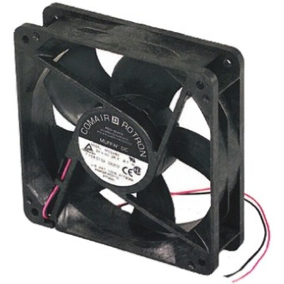 COMAIR ROTRON Muffin Series Axial Fan, 24 V dc, DC Operation, 187m³/h, 6W, 250mA Max, 120 x 120 x 38mm