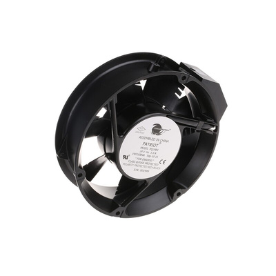 COMAIR ROTRON Patriot Series Axial Fan, 24 V dc, DC Operation, 399m³/h, 24W, 1A Max, 171.4 x 50mm