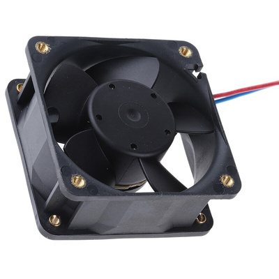 ebm-papst 600 N Series Axial Fan, 24 V dc, DC Operation, 41m³/h, 2.1W, 60 x 60 x 25mm