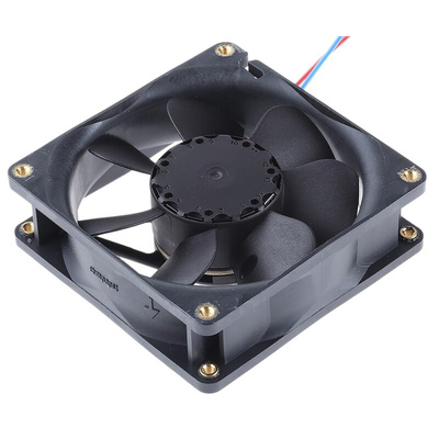 ebm-papst 8400 N Series Axial Fan, 24 V dc, DC Operation, 79m³/h, 2.4W, 80 x 80 x 25mm