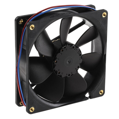ebm-papst 3400 N Series Axial Fan, 24 V dc, DC Operation, 84m³/h, 2.3W, 92 x 92 x 25mm