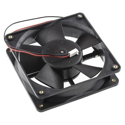 ebm-papst 4300 Series Axial Fan, 24 V dc, DC Operation, 170m³/h, 5W, 119 x 119 x 32mm
