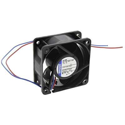 ebm-papst 620 Series Axial Fan, 24 V dc, DC Operation, 56m³/h, 3.6W, 60 x 60 x 25mm