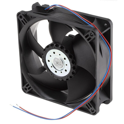 ebm-papst 4400 Series Axial Fan, 12 V dc, DC Operation, 168m³/h, 3W, 119 x 119 x 38mm