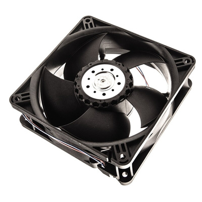 ebm-papst 4400 Series Axial Fan, 48 V dc, DC Operation, 168m³/h, 3.2W, 119 x 119 x 38mm