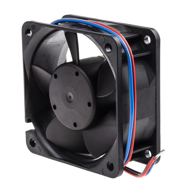 ebm-papst 600 N Series Axial Fan, 12 V dc, DC Operation, 21m³/h, 600mW, 60 x 60 x 25mm
