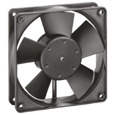 ebm-papst 4300 Series Axial Fan, 12 V dc, DC Operation, 95m³/h, 1.2W, 119 x 119 x 32mm