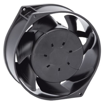 ebm-papst W1G130 Series Axial Fan, 115 V ac, AC Operation, 370m³/h, 25W, IP54, 150 x 57mm