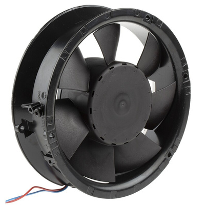 ebm-papst 6200 N Series Axial Fan, 24 V dc, DC Operation, 410m³/h, 18W, IP68, 172 x 51mm
