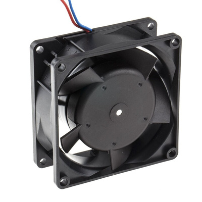 ebm-papst 8300 Series Axial Fan, 24 V dc, DC Operation, 80m³/h, 6W, IP68, 80 x 80 x 32mm