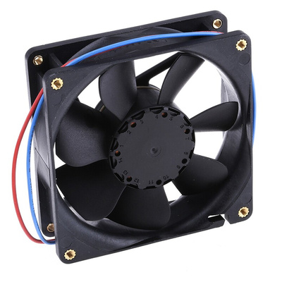 ebm-papst 8400 N Series Axial Fan, 12 V dc, DC Operation, 69m³/h, 2W, 80 x 80 x 25mm