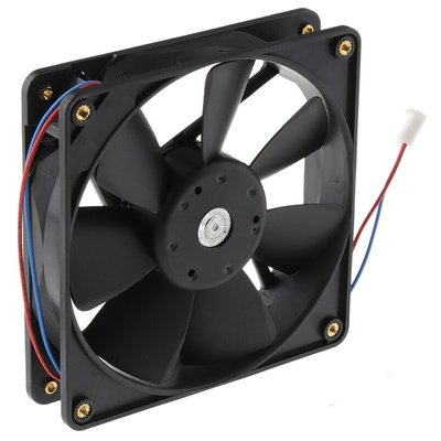ebm-papst 4400 F Series Axial Fan, 24 V dc, DC Operation, 140m³/h, 3.2W, 119 x 119 x 25mm