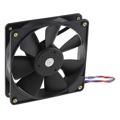 ebm-papst 4400 F Series Axial Fan, 24 V dc, DC Operation, 170m³/h, 5W, 119 x 119 x 25mm