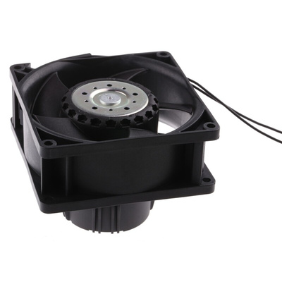 ebm-papst AC 3200 J Series Axial Fan, 85 → 265 V ac, AC Operation, 144m³/h, 12W, 92 x 92 x 38mm