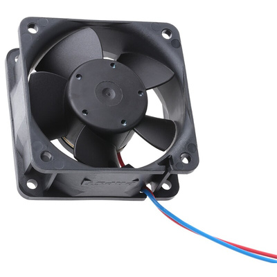 ebm-papst 600 N Series Axial Fan, 24 V dc, DC Operation, 43m³/h, 2.1W, 60 x 60 x 25mm