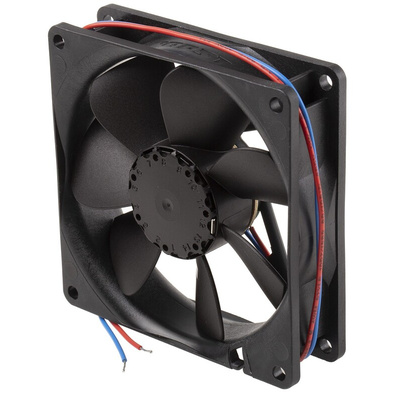 ebm-papst 3400 N Series Axial Fan, 12 V dc, DC Operation, 94m³/h, 2.1W, 92 x 92 x 25mm