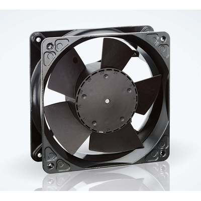 ebm-papst 4100 N Series Axial Fan, 24 V dc, DC Operation, 260m³/h, 12W, IP20, 119 x 119 x 38mm