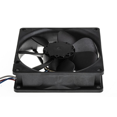 ebm-papst 3400 N Series Axial Fan, 12 V dc, DC Operation, 102m³/h, 2.9W, 92 x 92 x 25mm