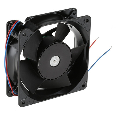 ebm-papst 4100 NH4 - S-Force Series Axial Fan, 24 V dc, DC Operation, 355m³/h, 30W, IP20, 119 x 119 x 38mm
