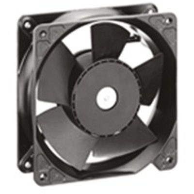 ebm-papst 4100 NH6 - S-Force Series Axial Fan, 24 V dc, DC Operation, 440m³/h, 60W, 119 x 119 x 38mm