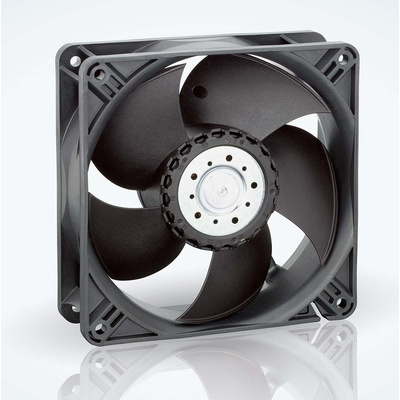 ebm-papst 4400 Series Axial Fan, 12 V dc, DC Operation, 205m³/h, 5.3W, IP20, 119 x 119 x 38mm