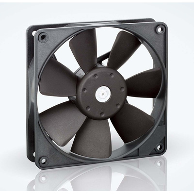 ebm-papst 4400 F Series Axial Fan, 24 V dc, DC Operation, 94m³/h, 1.2W, IP20, 119 x 119 x 25mm