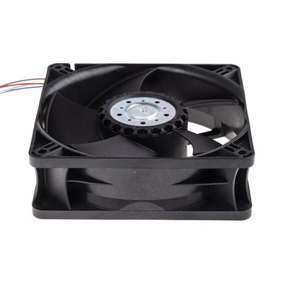 ebm-papst 4400 Series Axial Fan, 24 V dc, DC Operation, 285m³/h, 12W, 119 x 119 x 38mm