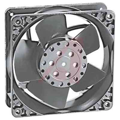 ebm-papst 4000 Z Series Axial Fan, 115 V ac, AC Operation, 180m³/h, 18W, 119 x 119 x 38mm