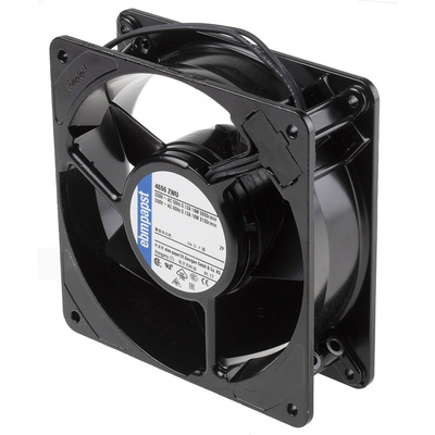 ebm-papst 4000 Z Series Axial Fan, 230 V ac, AC Operation, 160m³/h, 19W, 119 x 119 x 38mm