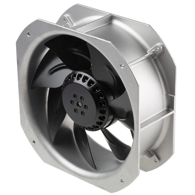 ebm-papst W2E200 Series Axial Fan, 115 V ac, AC Operation, 880m³/h, 64W, 500mA Max, 260 x 225 x 80mm