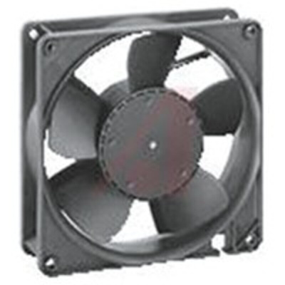 ebm-papst 5200 N Series Axial Fan, 24 V dc, DC Operation, 340m³/h, 17.5W, 127 x 127 x 38mm