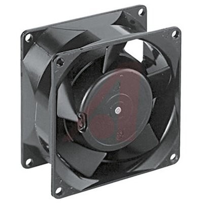 ebm-papst 8000 V Series Axial Fan, 230 V ac, AC Operation, 61.16m³/h, 11W, 80 x 80 x 38mm
