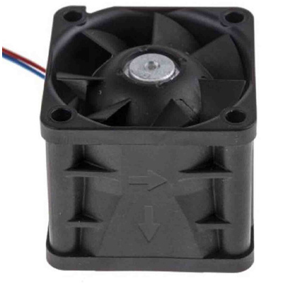 ebm-papst 420 J Series Axial Fan, 12 V dc, DC Operation, 38m³/h, 6.9W, 40 x 40 x 28mm