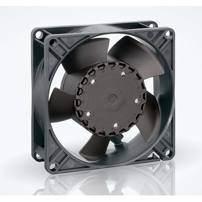ebm-papst 3300 N - S-Panther Series Axial Fan, 12 V dc, DC Operation, 80m³/h, 2W, IP20, 92 x 92 x 32mm