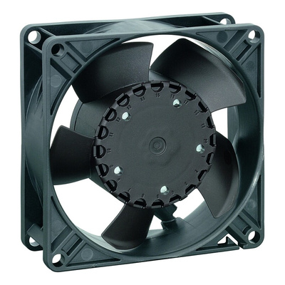 ebm-papst 3300 N - S-Panther Series Axial Fan, 48 V dc, DC Operation, 80m³/h, 1.8W, 92 x 92 x 32mm