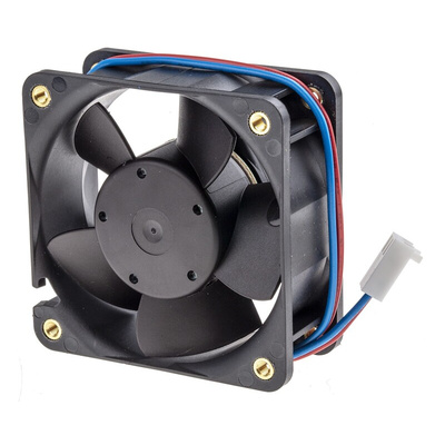 ebm-papst 600 N Series Axial Fan, 24 V dc, DC Operation, 21m³/h, 1W, IP20, 60 x 60 x 25mm