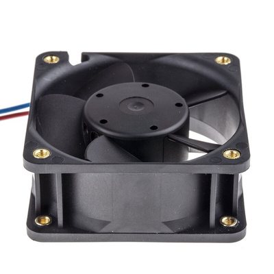 ebm-papst 600 N Series Axial Fan, 24 V dc, DC Operation, 21m³/h, 1W, IP20, 60 x 60 x 25mm