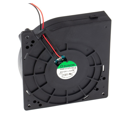 Sunon PMB Series Centrifugal Fan, 12 V dc, 35.9cfm, DC Operation, 120 x 120 x 32mm