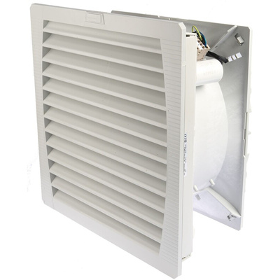 Pfannenberg PF 65.000 Series Filter Fan, 230 V ac, AC Operation, 505m³/h Filtered, 831m³/h Unimpeded, IP55, 320 x 320mm