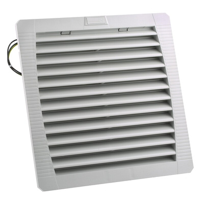 Pfannenberg PF 43.000 Series Filter Fan, 230 V ac, AC Operation, 233m³/h Filtered, 380.8m³/h Unimpeded, IP55, 252 x