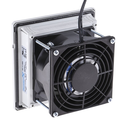 Pfannenberg PF 11.000 Series Filter Fan, 230 V ac, AC Operation, 12m³/h Filtered, 19m³/h Unimpeded, IP54, 109 x 109mm