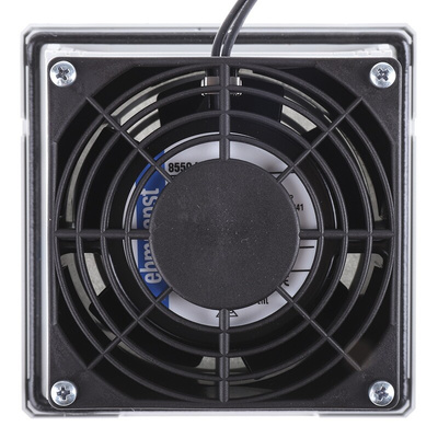 Pfannenberg PF 11.000 Series Filter Fan, 230 V ac, AC Operation, 12m³/h Filtered, 19m³/h Unimpeded, IP54, 109 x 109mm