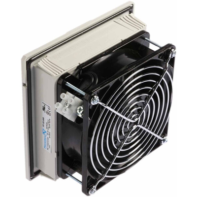 Pfannenberg PF 22.000 Series Filter Fan, 115 V ac, AC Operation, 61m³/h Filtered, 178.5m³/h Unimpeded, IP54, 145 x 145mm