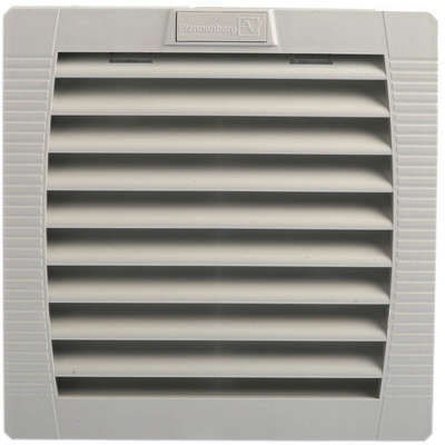 Pfannenberg PF 22.000 Series Filter Fan, 115 V ac, AC Operation, 61m³/h Filtered, 178.5m³/h Unimpeded, IP54, 145 x 145mm
