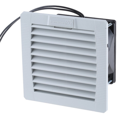 Pfannenberg PF 11.000 Series Filter Fan, 115 V ac, AC Operation, 14m³/h Filtered, 24m³/h Unimpeded, IP54, 109 x 109mm