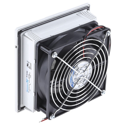 Pfannenberg PF 22.000 Series Filter Fan, 24 V dc, DC Operation, 61m³/h Filtered, 178.5m³/h Unimpeded, IP54, 145 x 145mm